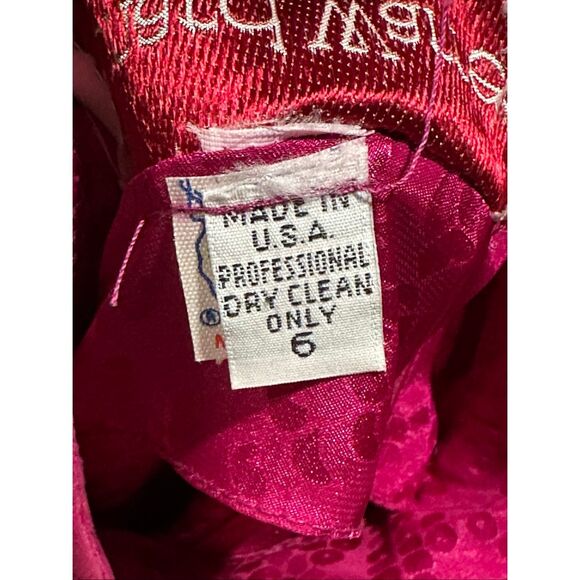 Richard Warren semi formal cocktail dress vintage 6 S - Picture 12 of 14